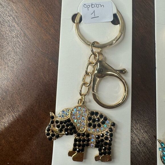 NWT MINT Elephant Key Ring $10 Closet Minimum Purchase  4 Options - Picture 2 of 5
